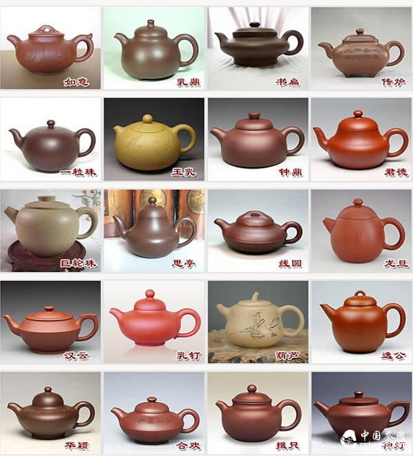 A Comprehensive Guide to Common Yixing (Purple Clay) Teapot Shapes-2