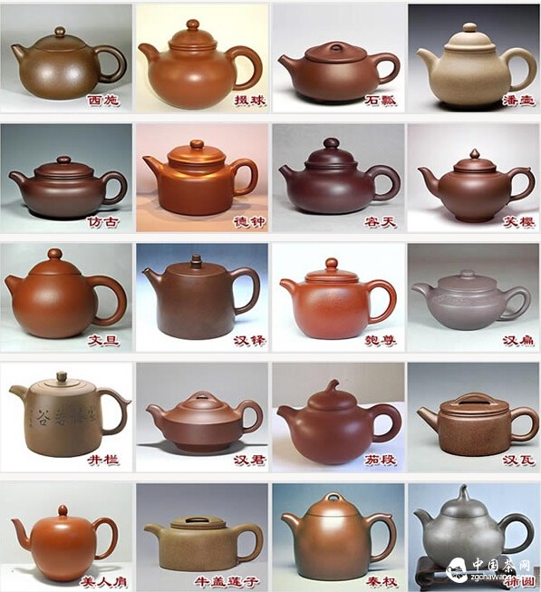 A Comprehensive Guide to Common Yixing (Purple Clay) Teapot Shapes-1